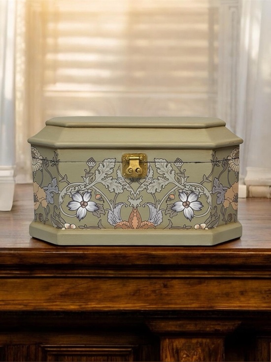 Other - Hand painted wooden keepsake box